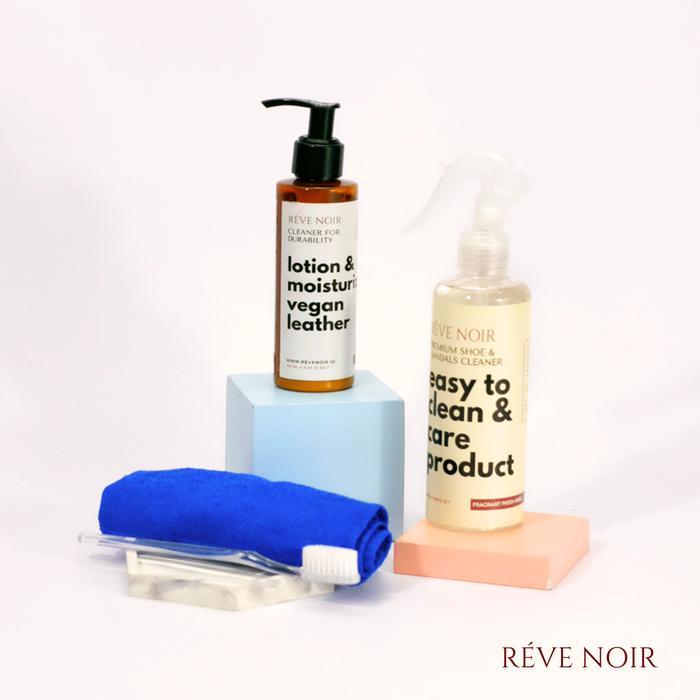 ASLI REVE NOIR Cleaner & Lotion Mosturizer Leather - Pembersih Sepatu/Pelembab Sepatu/Penghilang