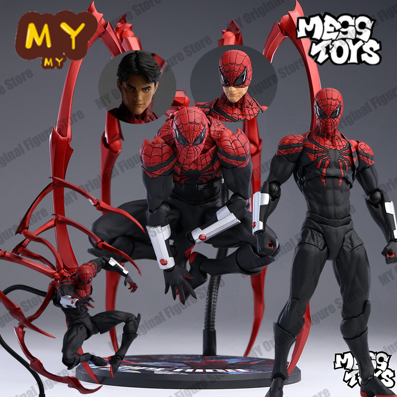 MessToys Superior Spiderman Figure Mess Toys Kaine Parker Spider Man Action Figure CT Toys Figurine