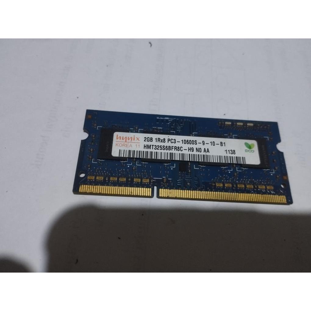 2GB 1RX8 PC3 10600S RAM SODIM Hynix