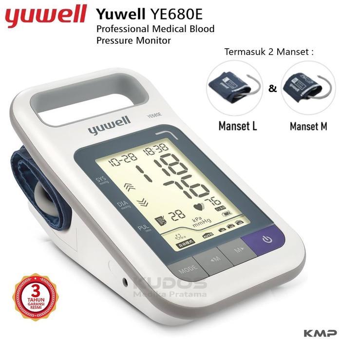Ready Yuwell YE680E - Tensimeter Digital - Alat Ukur Monitor Tekanan Darah Tensi - YE 680E