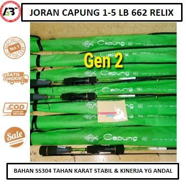Joran Capung 1-5 lb 662 Relix nusantara Bahan Tahan Karat Lentur