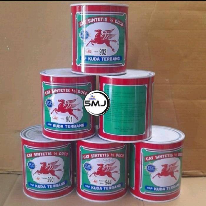 Cat Kayu dan Besi Kuda Terbang Variasi Warna 1 kg Cat Kuda Terbang Cat Minyak Kuda Terbang 1kg