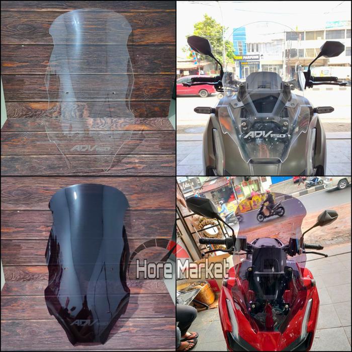 Visor Adv 150 Panjang Tinggi Windshield Adv 150 Model Tinggi