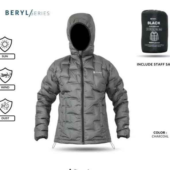 Jaket Bulu Angsa Goose Down Ultralight Seamless Bulu Angsa 100% FP 800