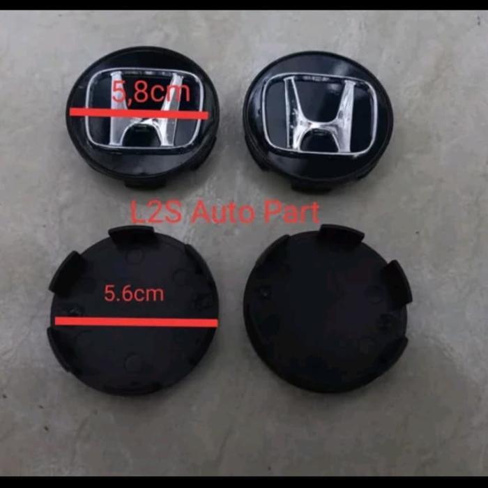 Dop Velg Tutup As Roda Black Crome Honda Brio Mobilio Jazz Rs Dll Ori