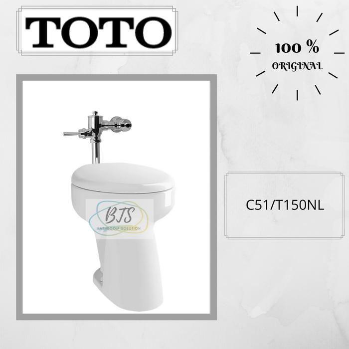 Kloset/ Closet duduk TOTO C51/T150NL/C 51/T 150NL/C 51/T150 NL