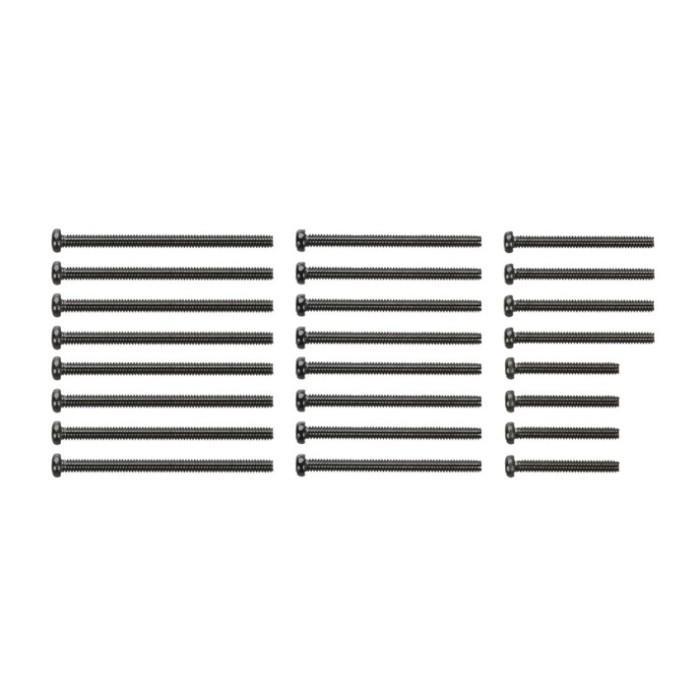 Tamiya Stainless Steel Screw Set 15/20/25/30Mm Black - 95434
