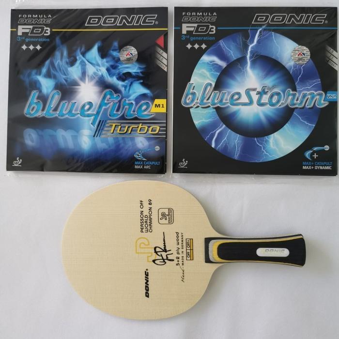 BAT TENIS MEJA DONIC PERSSON CHAMPION 89 TERBAIK SET