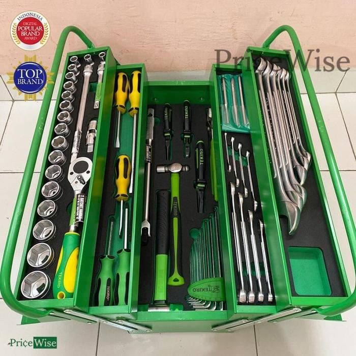 Tool Box Set 66 pcs Tekiro // Mekanik Tools 66 bh / Tool Box Perkakas Lengkap 