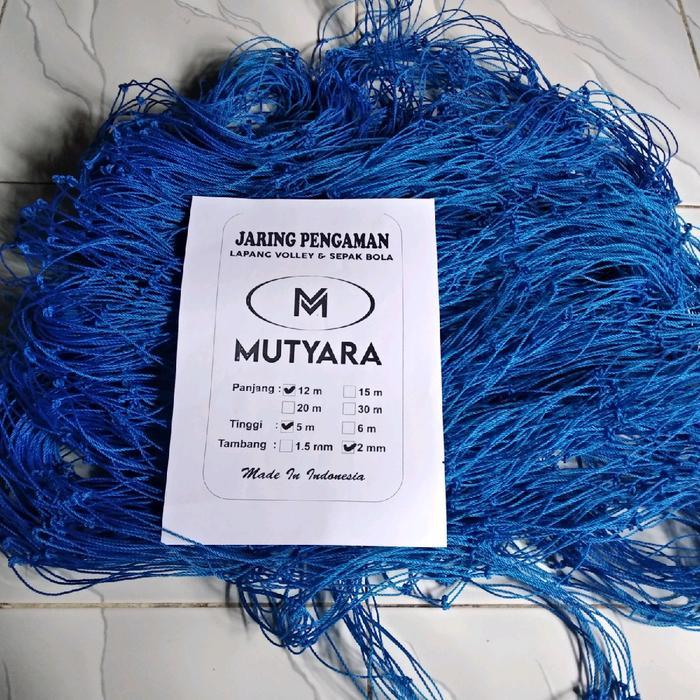 ORIGINAL (5x12m) 2mm jaring penghalang lapang voli sepak bola READY STOCK