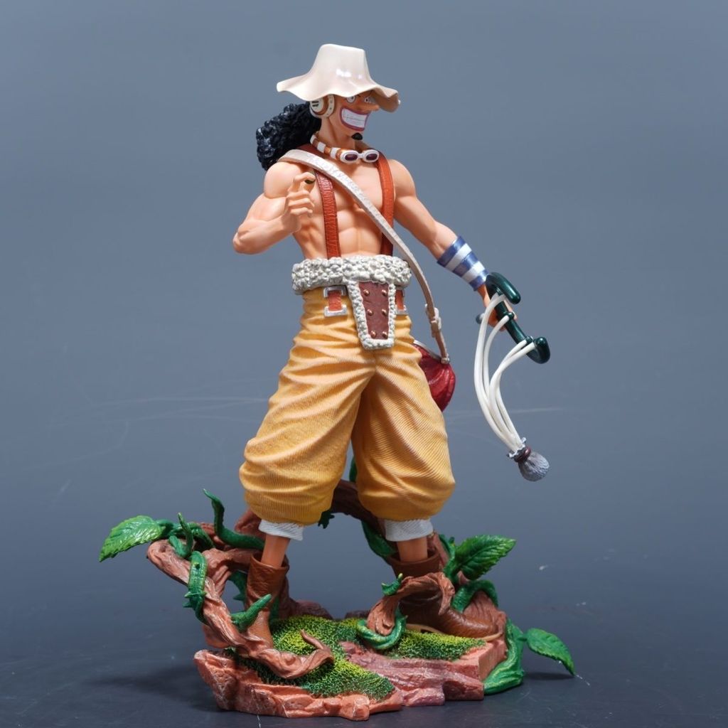 25cm 9.8 inch Anime Usopp Action Figures Pvc Statue Desktop Ornamen Collection Statue Model