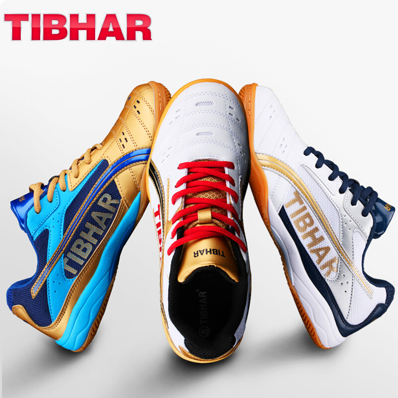 TIBHAR Table Tennis Shoes with Original box Lightweight comfortable wear-resistant professional ping
