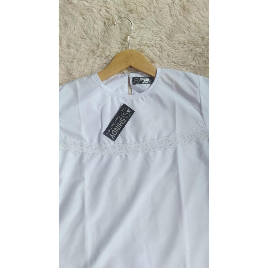 TERMURAH BAJU MUSLIM ANAK KURUNG PADANG PUTIH PEREMPUAN / BAJU SANTRI USIA 9-11 READY STOCK