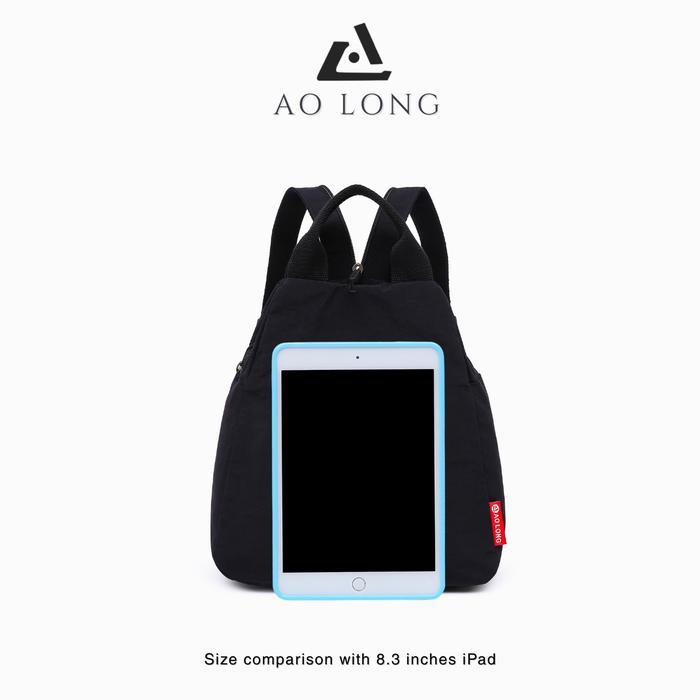 Sedia AOLONG Ransel ERIKA 1051# - Tas Ransel Wanita Cantik Backpack Cewek Bahan Parasut Anti Air