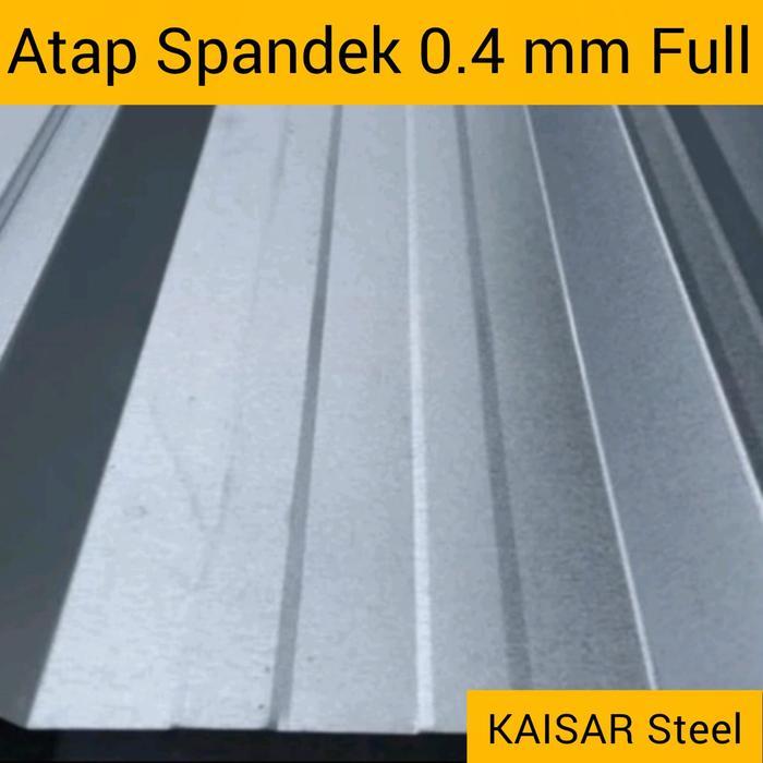Atap Spandek 0.4 mm Full SNI Gratis Ongkir