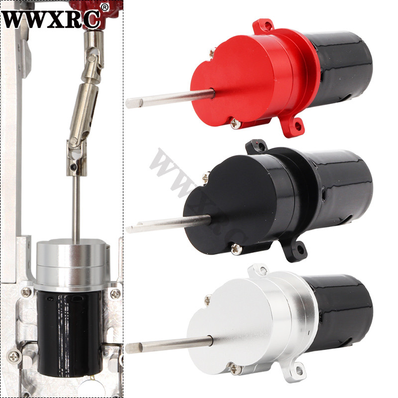 Wpl D12 Metal Gearbox Gear With 370 Brush Motor For Wpl D42 1/10 Off Road Vehicle Rc Truck Upgrade