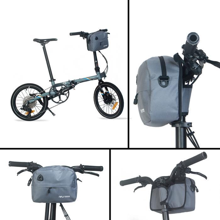 Shimano Bike - Tas Sepeda Lipat Handlebar Bisa Di Jadikan Tas Selempang V1