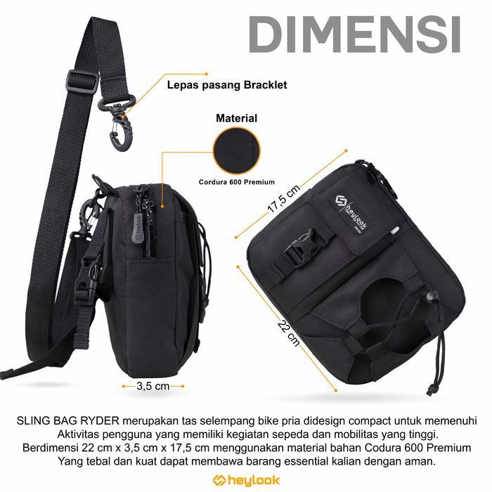 Shimano Bike - Tas Selempang Pria Ryder Waist Bag Sepeda Bike Handlebar Heylook
