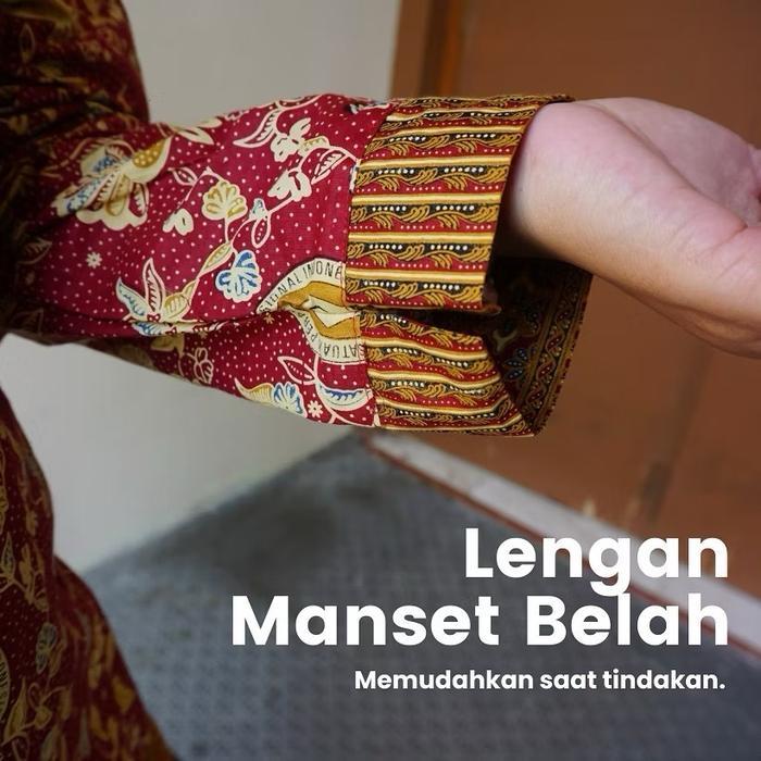 Baju Seragam Batik PPNI Perawat Nasional Original BATIK PPNI TERBARU Seragam Katun Panjang Wanita