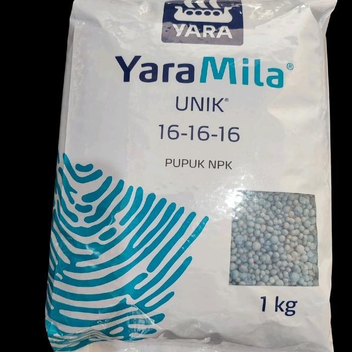 Najwa Gadget Pupuk Tanaman Npk Mutiara Yaramila Unik 16-16-16 1Kg Original Pack Yara Mila