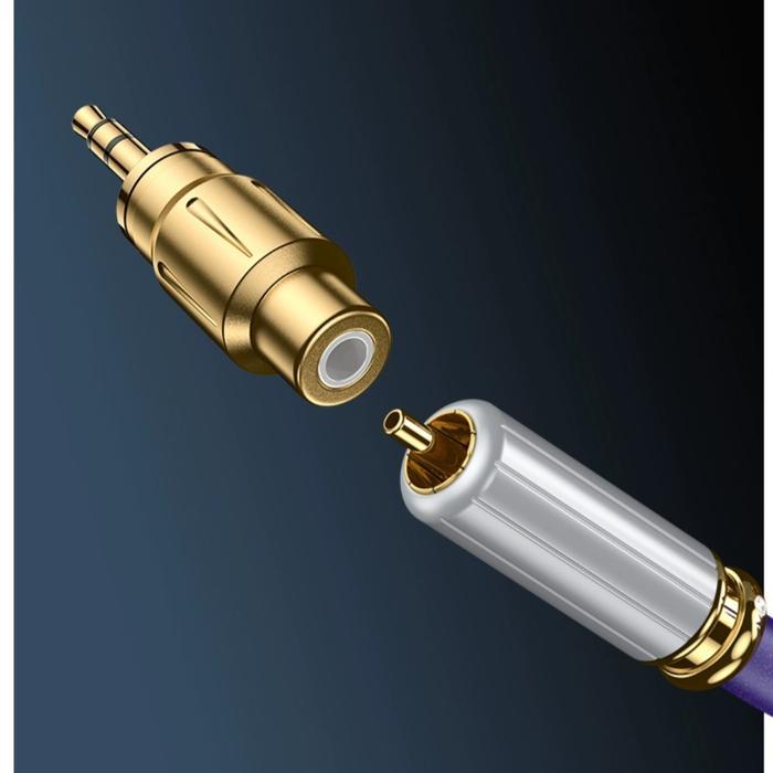 MOVE ON 3.5CC 3.5mm M to RCA F Audio Adapter for Mojo, Fiio, Ibasso