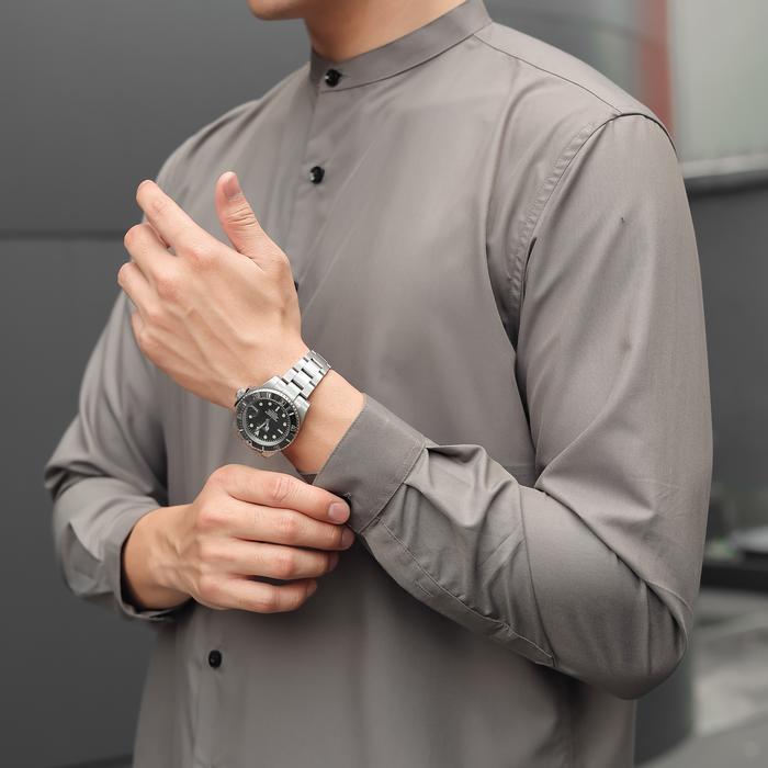 Adha Series Grey Koko Polos