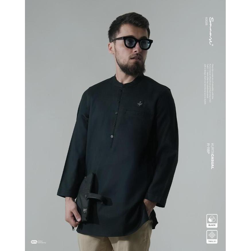SAMASE R-118P Original Kurta Lengan Panjang - Koko Kurta samase Terbaru