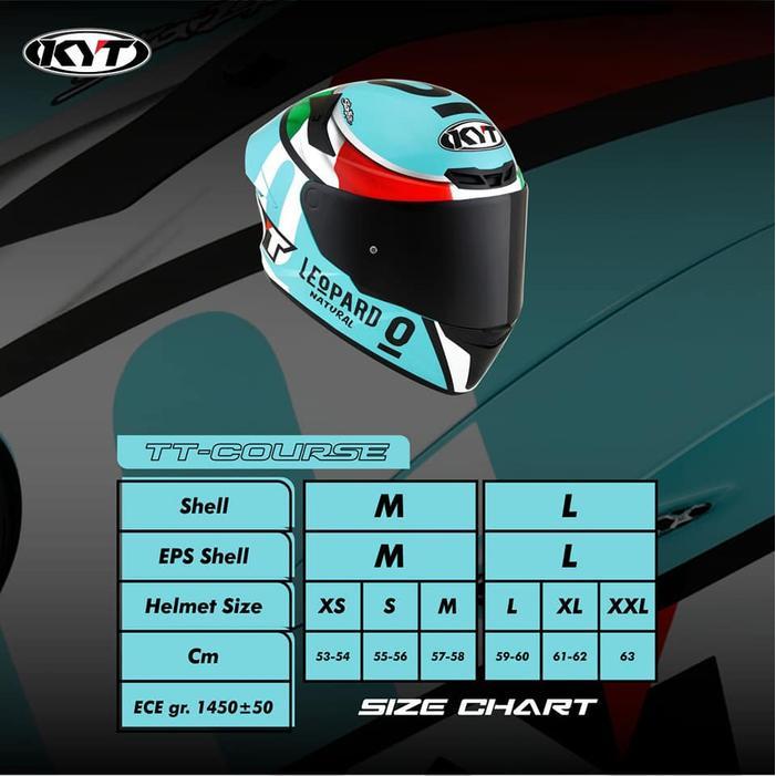 HELM KYT TT COURSE PLAIN (VISOR CLEAR) - BLACK