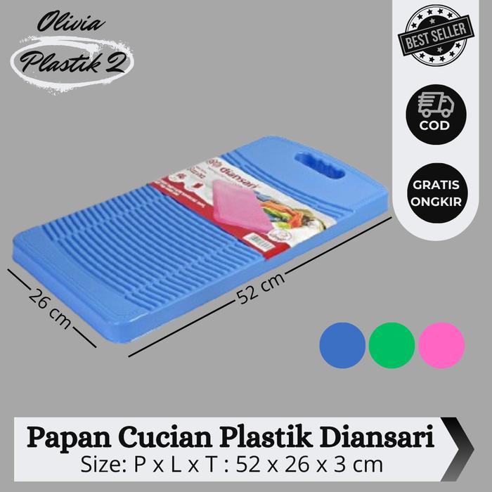 Papan Cucian Plastik Diansar Papan Penggilis Cucian Baju Papan Cuci Besar