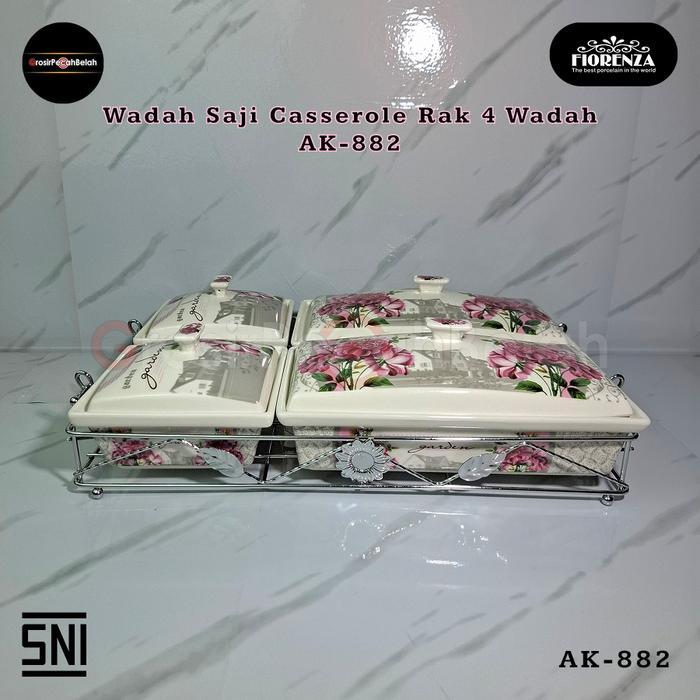 Wadah Saji Casserole Basi Fiorenza AK-882