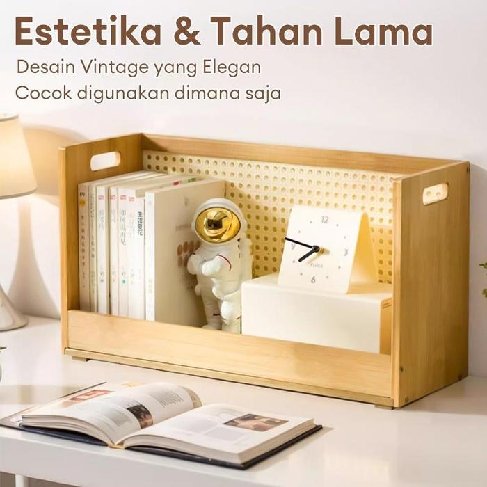 Love Rak Penyimpanan Kaca Meja Kerjamu - Rak Penyimpanan Kaca Bertingkat, Rak Letak Kaca Meja,