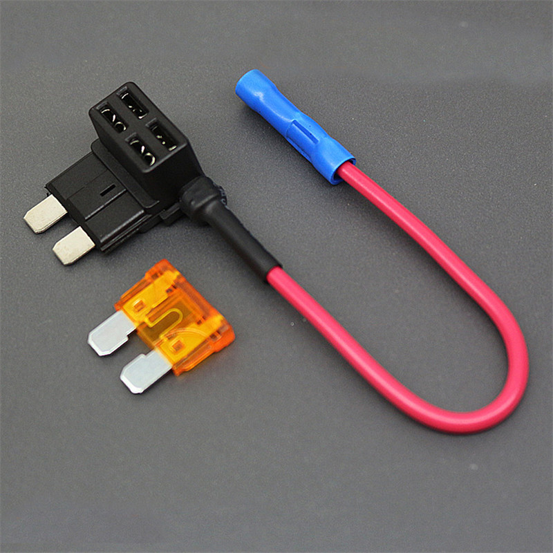 12V Fuse Holder Add-A-Circuit Tap Adapter Micro2 Small Standard Atm Apm Blade Auto Fuse With Holder