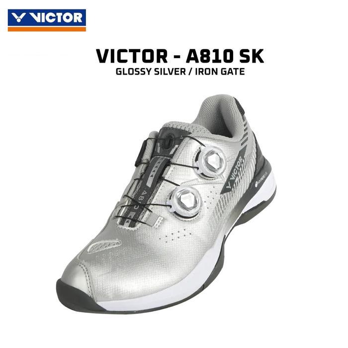 READY VICTOR A810 / A 810 Knob Buckle Sepatu Badminton Shoes (Original)