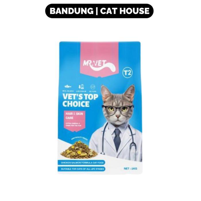 MR. Vet VET'S TOP CHOICE 1KG Cat Dry Food Makanan Kering Kucing