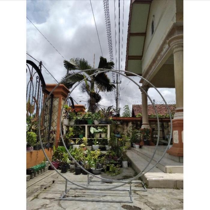 dekorasi besi Lingkar Ready stock