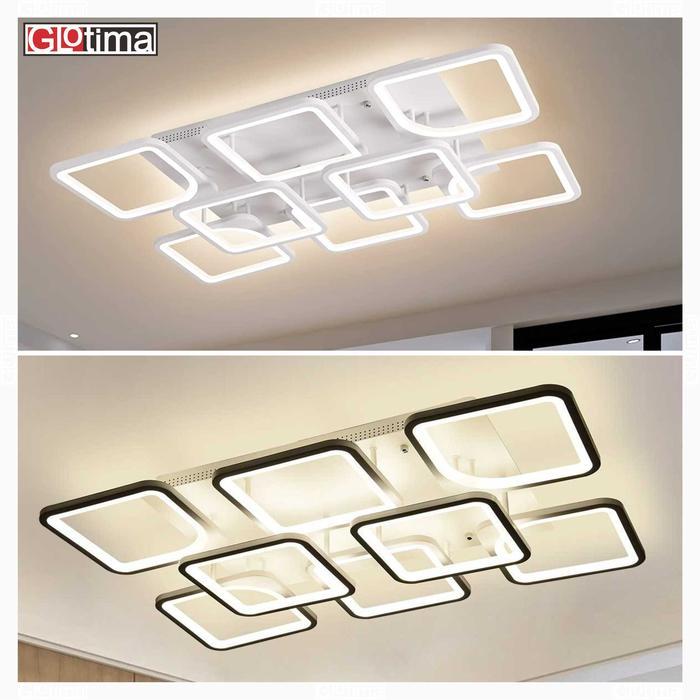 LAMPU PLAFON PLAFOND GANTUNG HIAS LED MODERN CEILING LAMP LIGHT 8