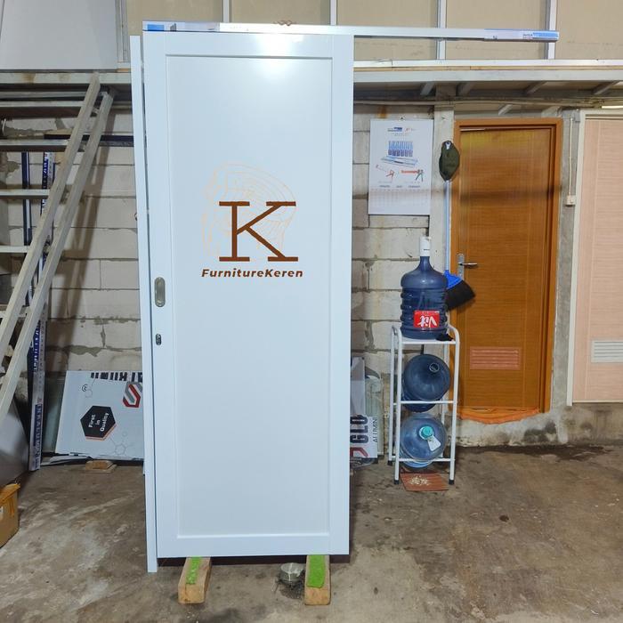 Pintu Sliding Aluminium 105 x 205 full set KSD-2 Panel / Pintu Geser Aluminium / Sliding Door