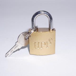 "New" Gembok kecil kuning untuk tas / Kunci koper ukuran 25 mm