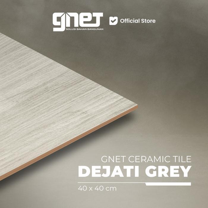 GNET Ceramic Dejati Grey 40X40 Keramik Lantai Rustic