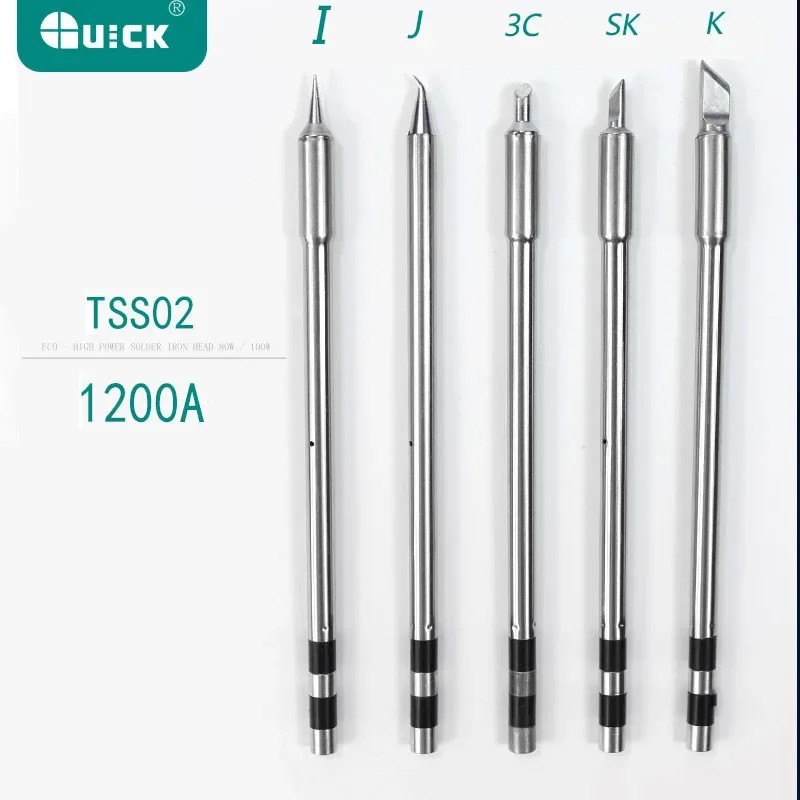 QUICK TS1200A Original Lead Free Solder Iron Tip Handle Welding Pen Tools TSS02 Electric Soldering