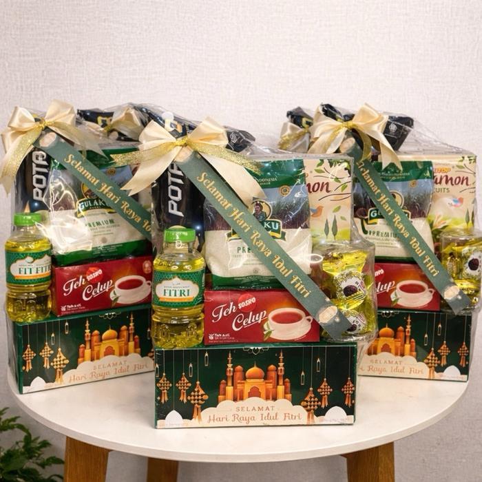 Parcel Paket Hampers Sembako Lebaran Tahun Baru Murah Lengkap Free Pita Dan Kartu Ucapan Tbk