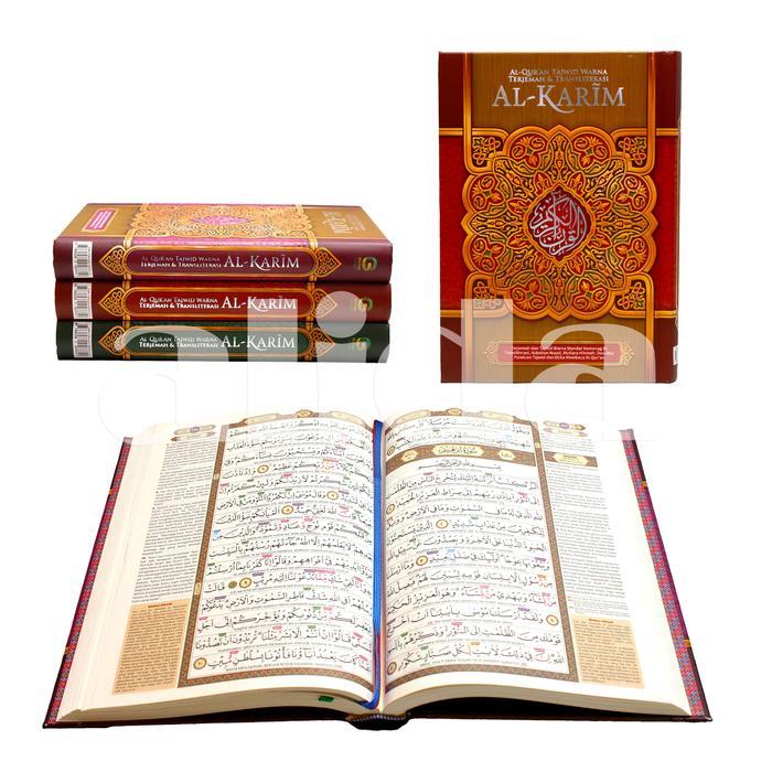 [Uk A5 A4] Al-Quran Al-Karim Tajwid Mudah Terjemah Latin Alquran Tajwid Warna Terjemahan Alkarim Tbk
