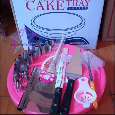 PAKET DEKORASI KUE ULANG TAHUN / PAKET DEKORASI KUE PERNIKAHAN ( SET FF ) BISA GRAB