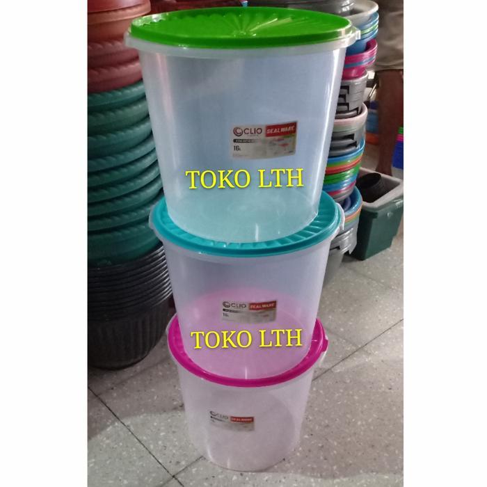 (PROMO RAMADHAN) TOPLES PLASTIK 16 LITER MURAH / SEALWARE JUMBO KELER PEYEK KUE KERUPUK PREMIUM