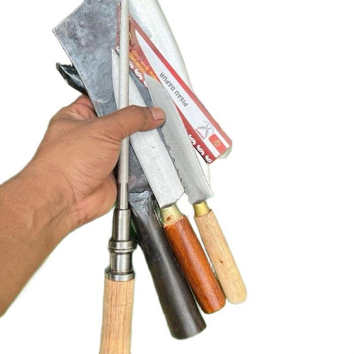 Set pisau baja super tajam Kitchenware Dapur