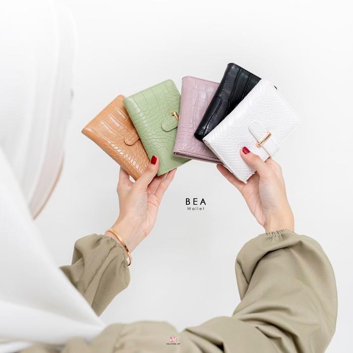 Damelia Melstore Jkt Bea Wallet Dompet Wanita Croco Viral Dompet Koin & Kartu Lipat Fungsional