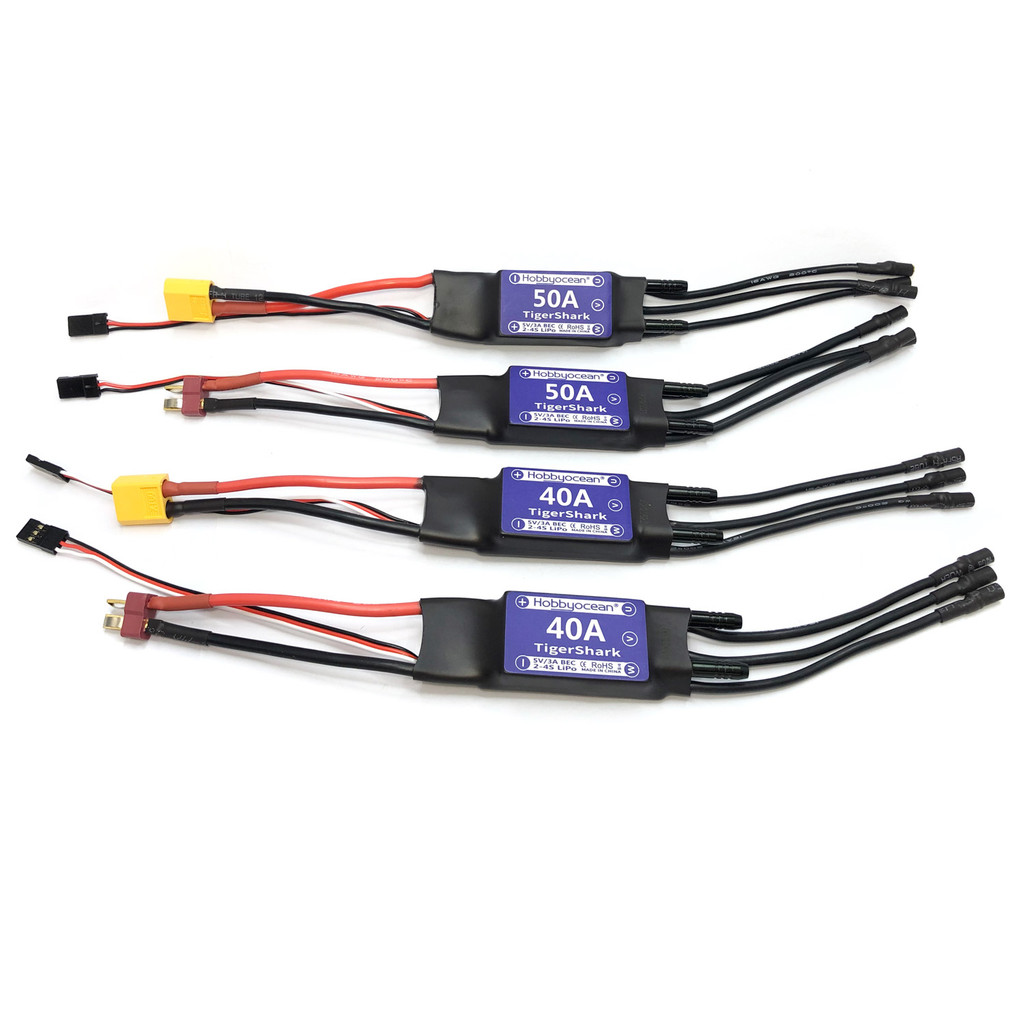 Hobbyocean Waterproof Brushless Esc 40A 50A 70A Electronic Speed Controller 5V/3A 2-6S For Rc Boat