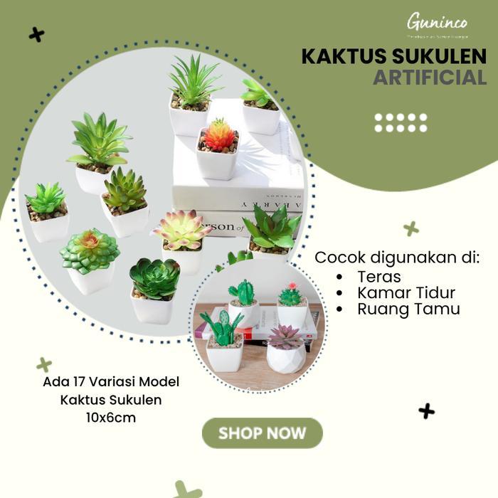 (GUNINCO) KAKTUS SUKULEN Tanaman Kaktus Palsu Imitasi Plastik Mini Artificial / Kaktus sukulen