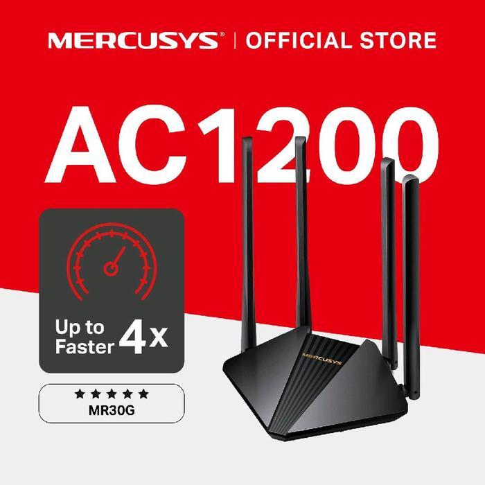 Mercusys Mr30G Ac1200 Wireless Dual Band Gigabit Router