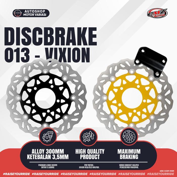 Disc Brake Rotor 300MM Jupiter Z Kharisma PSM Cakram 260MM BEAT VARIO GENIO SCOOPY Pengereman Lebih